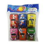 Alloy Speedy Pullback Racing Cars - 6 Piece Alloy Speedy Pullback Racing Cars - 6 Piece